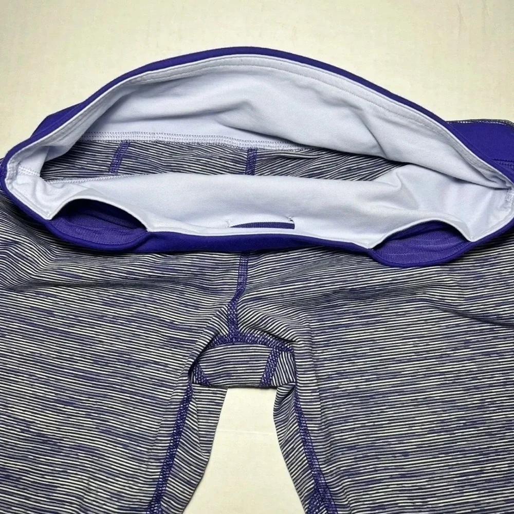 Lululemon Inspire Crop II Wee Are From Space Bruised Berry Capri Legging Size 6